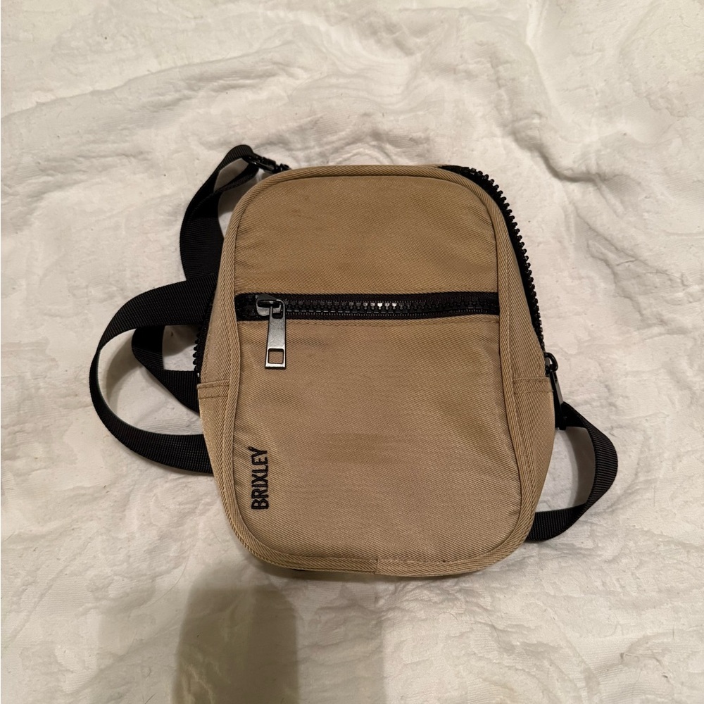 BRXLEY Tan Belt Bag for Men